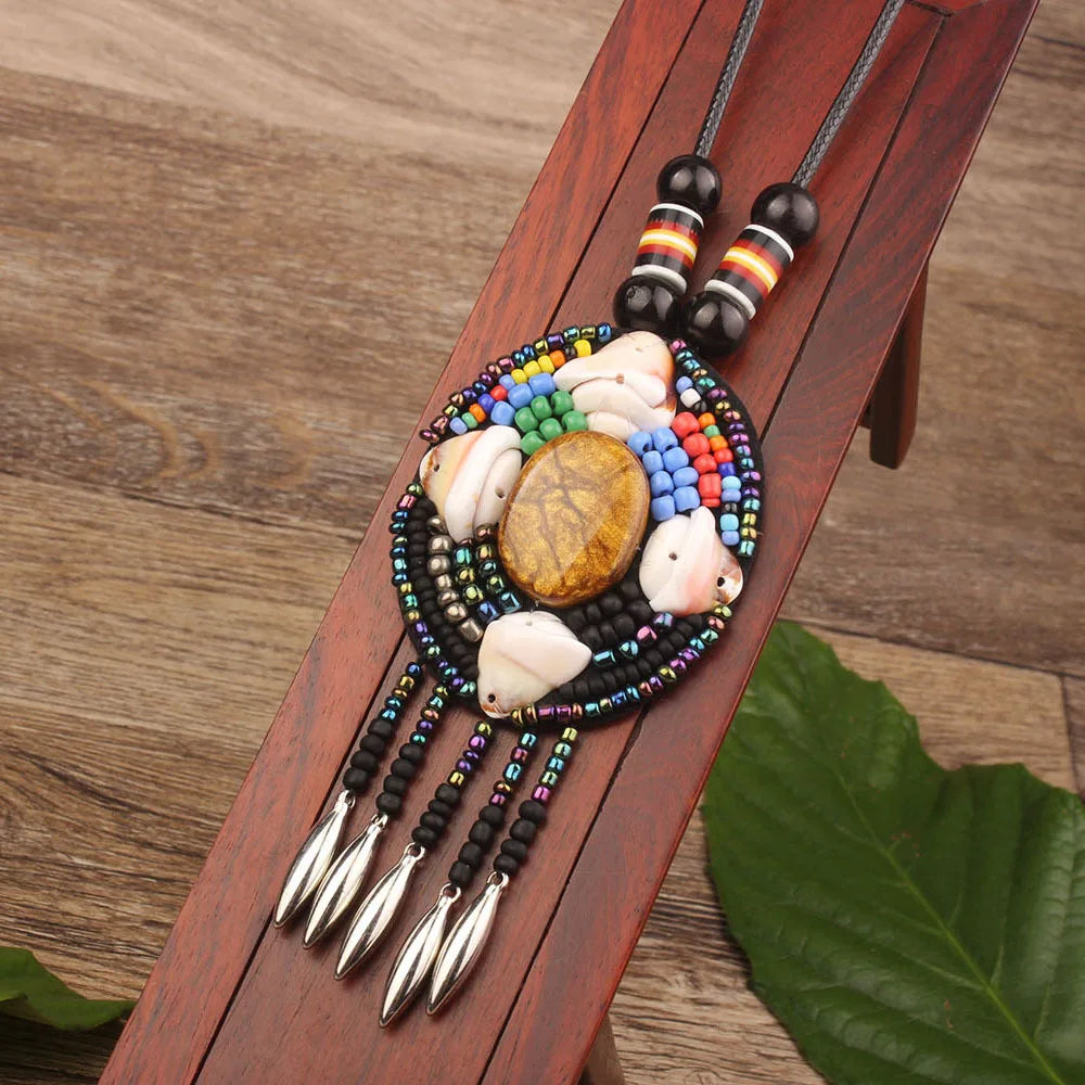 20 Designs handmade Vintage Bohemian leather braided necklace, Nepal jewelry