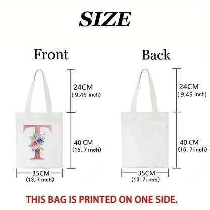 Charming Robin Canvas Tote Bag - Reusable, Large Capacity Shoulder Handbag. PERFECT GIFT BAG--WHY USE PAPER????