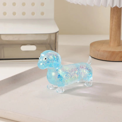 Dachshund Squishies Stretch Squeeze Sensory Toy Cute Dog Shape