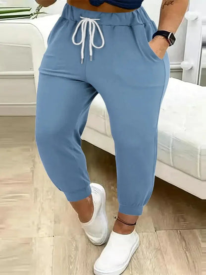 Plus size to 5XL pocket sweat pants in Many colors