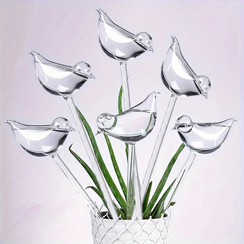 5 Packs Bird-Shaped Self-Watering Globes Perfect For Automatic Drip Flower Watering