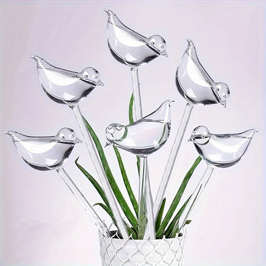 5 Packs Bird-Shaped Self-Watering Globes Perfect For Automatic Drip Flower Watering