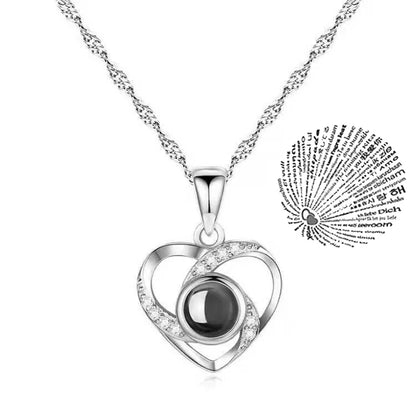 100 Languages I Love You Projection Pendant. In 33 different designs