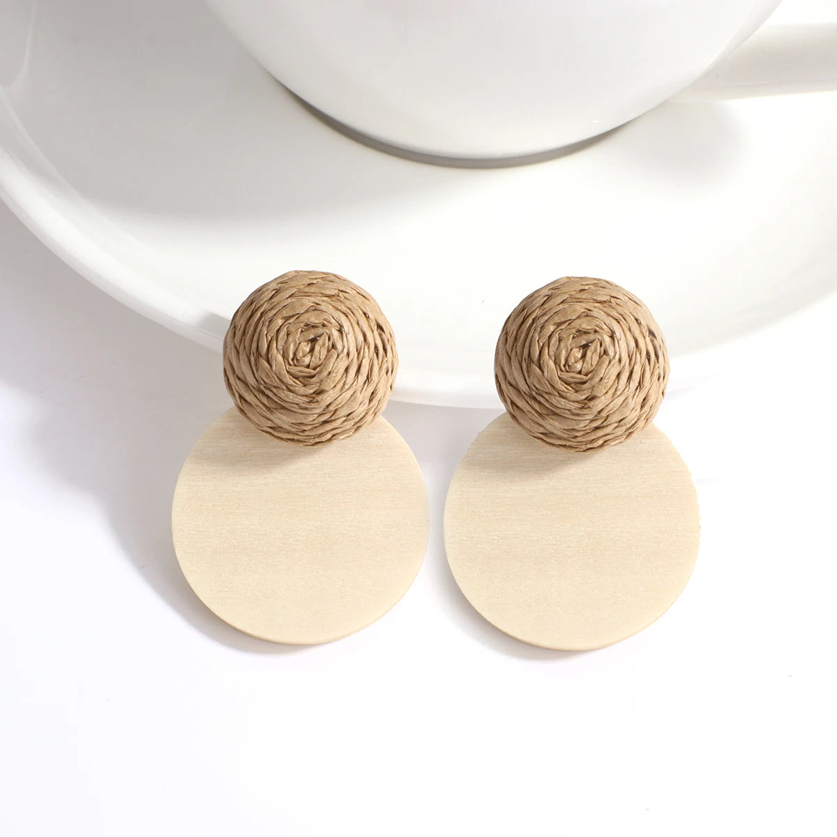 Handmade Wooden Drop Earrings