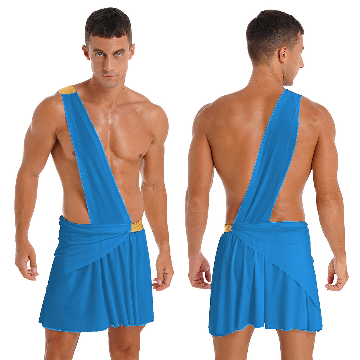 Adult Male Ancient Greco-Roman Warrior Gladiator Costume Halloween