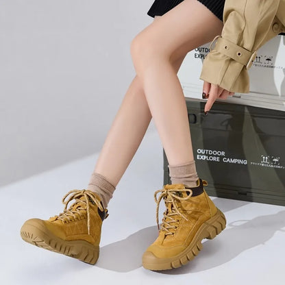 Women's Short Outdoor Work and Hiking Boots