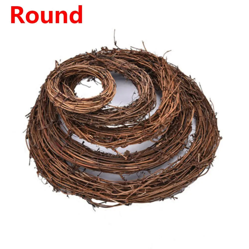 8-30CM  Artificial Wicker Vine Wreaths. Versatile to decorate for Halloween, Christmas, Kwanzae, Hanukkah, New Year, and any holiday or season!