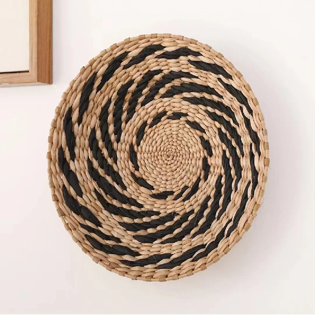 Boho Hand Woven Wall Basket Hanging, Decorative, Rustic, and unique in any room