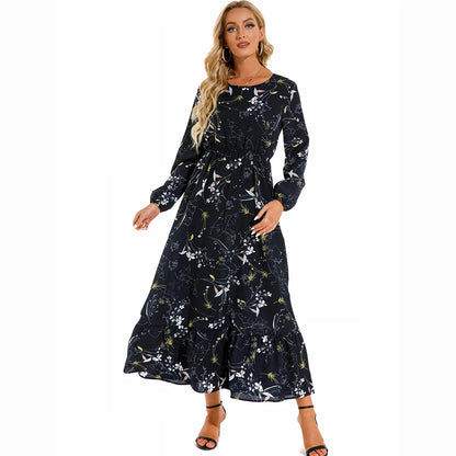 Bohemian Casual Full Sleeve High Waisted Maxi Dress. 20 different designs. S,M, L, XL