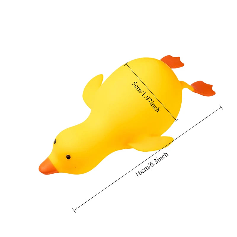 Squishy Antistress Duck Fidgets, Cute Decompression Devices, Various sizes and colors