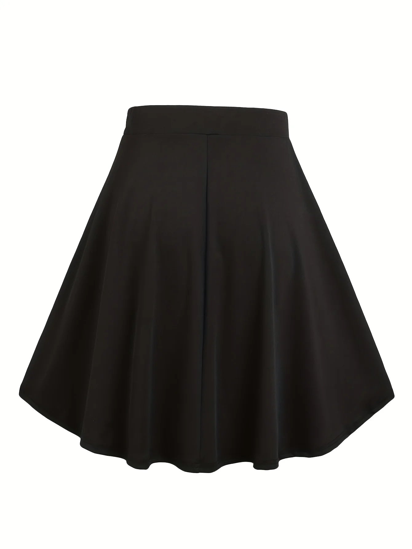Sizes to 5XL Gothic mini skirt, high-waist, Plaid Insets, Plaid InsetsA-line