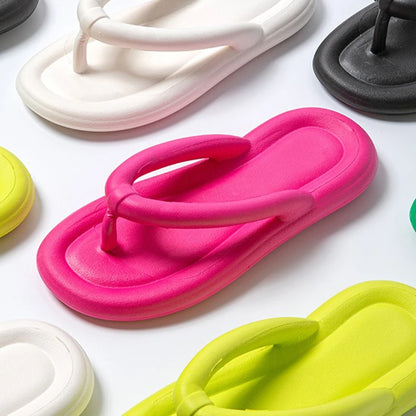 Bouncey sole flipflops in an assortment of colors
