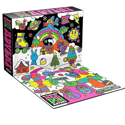 Christmas Advent Calendar 24 Pcs Unique Cute Squishies Mystery Surprise Gifts Begin on Dec 1st and Run Through Dec 24th. Choice of 7 Boxes