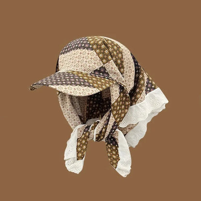 Unique design Headscarves on a Baseball Cap.  A variety of design choices
