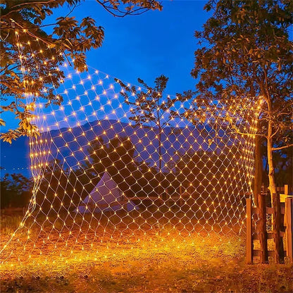 Christmas Snowflake LED Net Lights