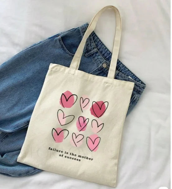 Great Gift Bag, Floral Pattern Print Canvas Multifunctional Tote.  Can even be used to pack gifts in!  Why Use Paper??