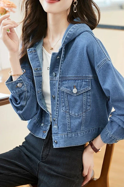 Short Hooded, Small Sizes, Denim Jackets