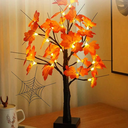 1pc 24 inch LED Artificial Black Birch Tree Light, DIY Branches, Table Lamp For Fall