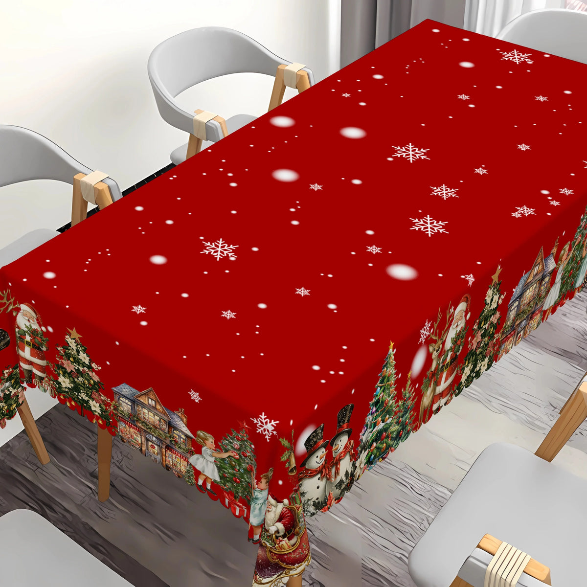 Santa and Friends Tablecloth