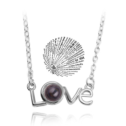100 Languages I Love You Projection Pendant. In 33 different designs