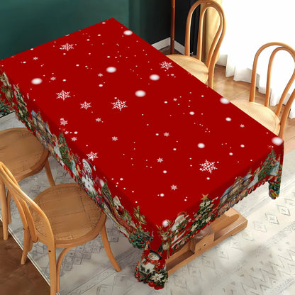 Santa and Friends Tablecloth