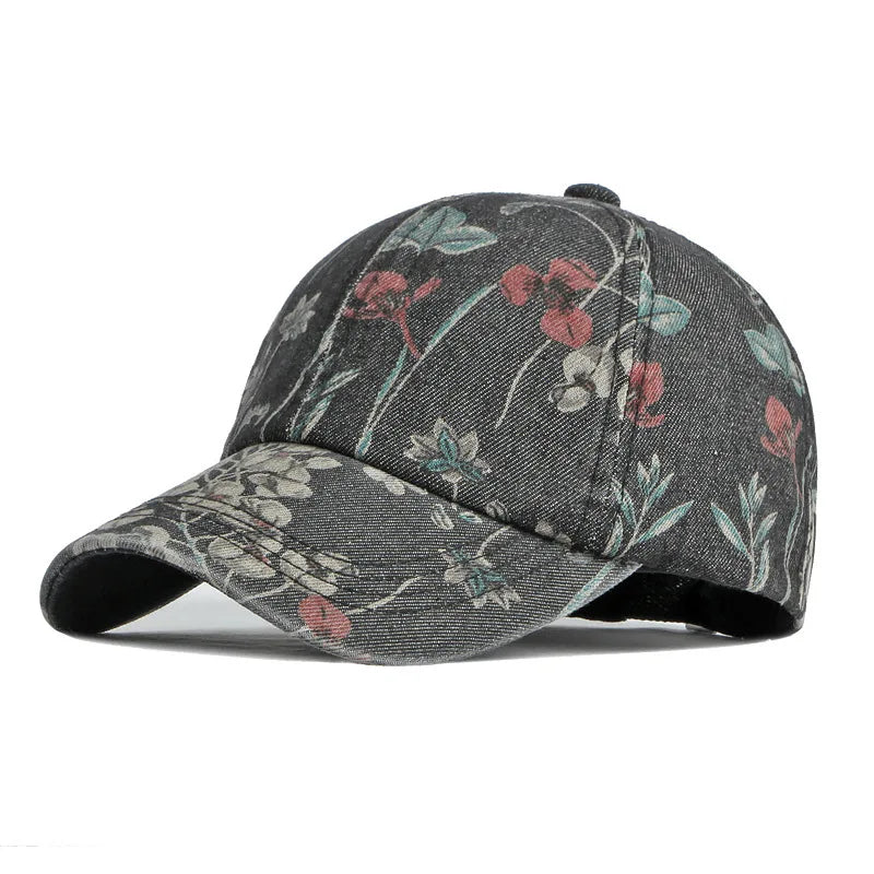 35 Designs of Boho Washed Denim Baseball Caps