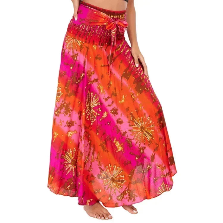 34 Different Designs of this Long Boho Bottom Lifts to Top Skirt, Vintage, Casual. 34 Different Designs