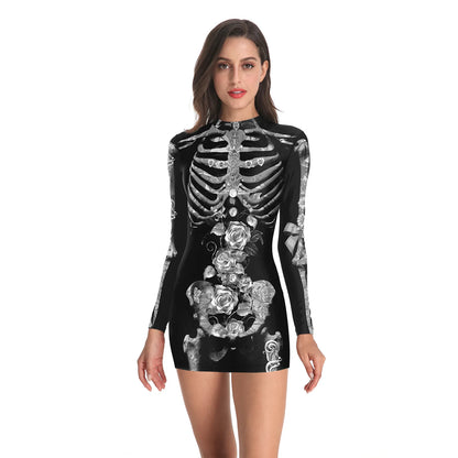 Bloody Nurse Cosplay Costume Dress Long Sleeves Sexy Tight Nurse Uniform and Skeleton Uniform.  Plus others