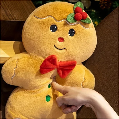 Christmas & New Year's Festive Plush Pillow - Perfect for Holiday Parties & Gifts, Mixed Colors