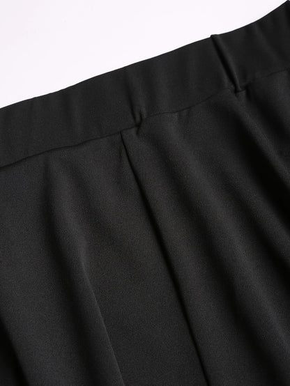 Sizes to 5XL Gothic mini skirt, high-waist, Plaid Insets, Plaid InsetsA-line