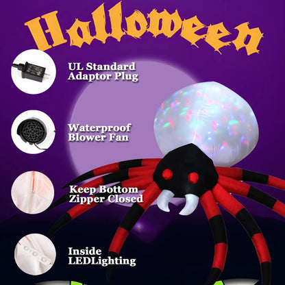 Choose from 9 Different Halloween Inflatables with Built-in LEDs.  Pumplins, Ghosts, and Ghouls