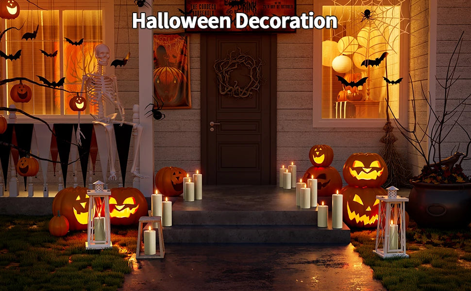 Remote Control LED Pillar Candles With Battery Electronic Candle Lights (Bulk orders up to 160 available)