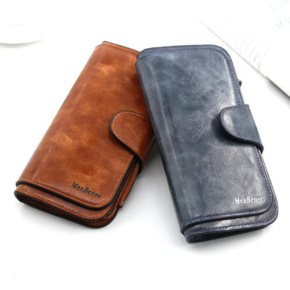 Leather wallet/Clutch Purse in 6 Colors