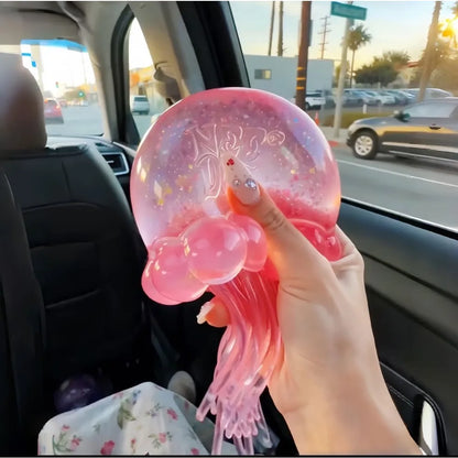 Nee Doh Jellyfish  Squishy Fidget Toy, Water Sensory Soft Jelly Squeeze, Stress Relief  and Hand Exerciser