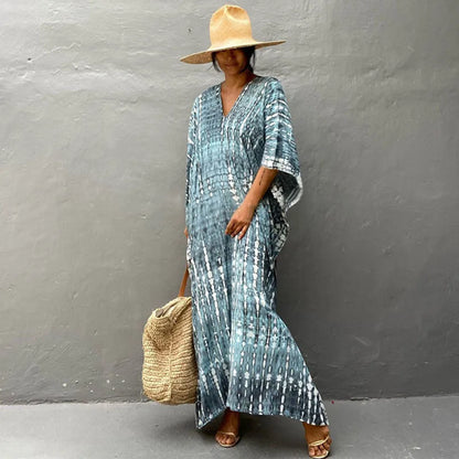 Beautiful Plus Size Women Casual Caftan Dress Swimwear or Casual or Lounging wear