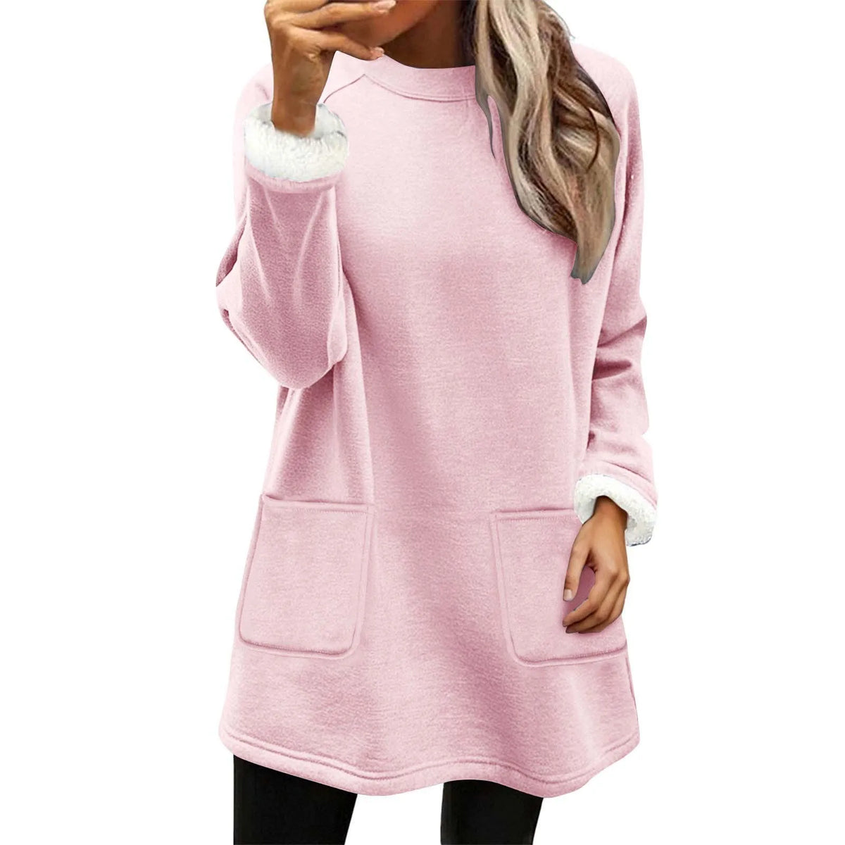 Casual Fleece Sweatshirts Women 15 prints or solids to choose from, with Pockets