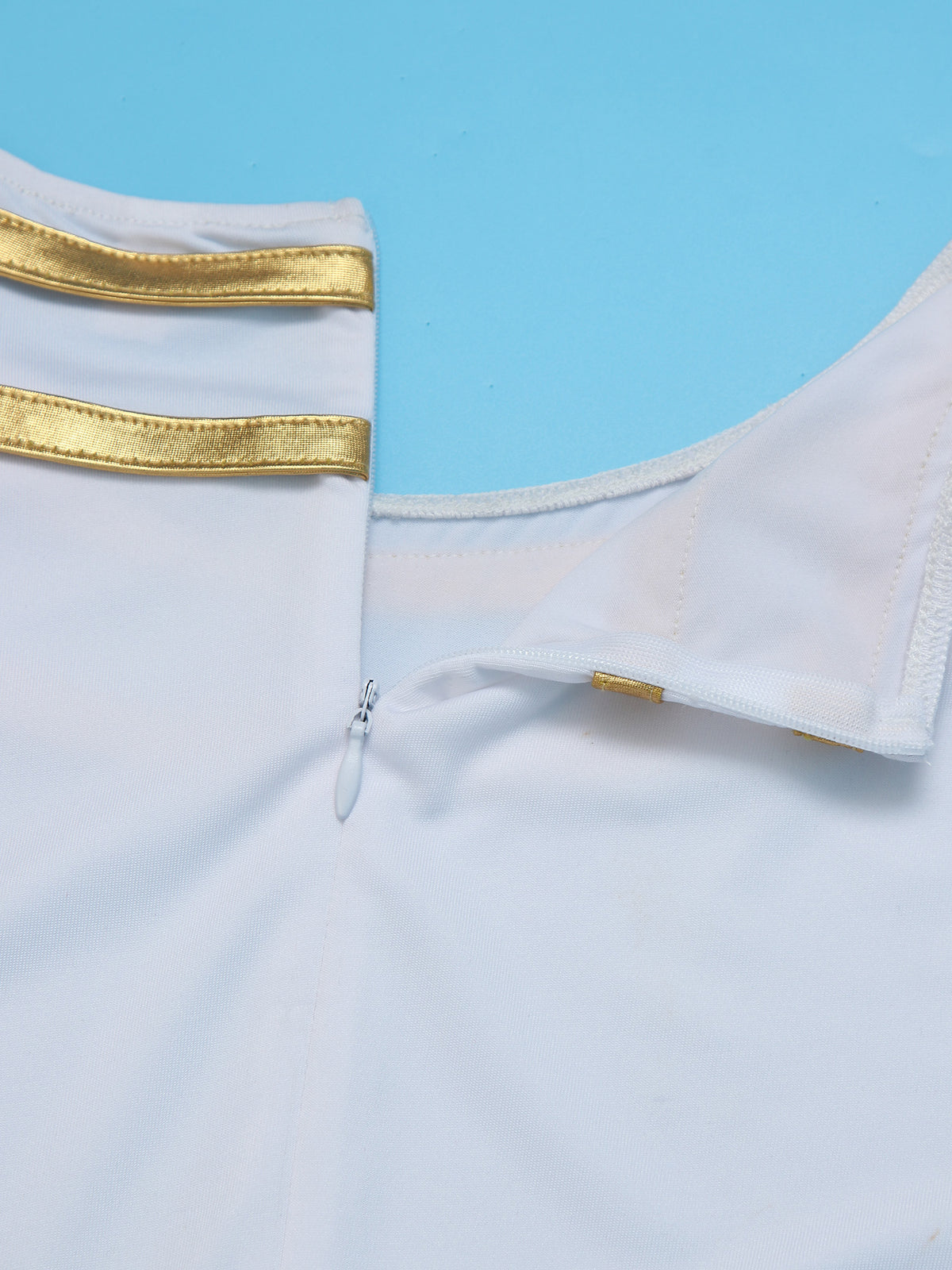 Ancient Egyptian Prince Halloween Costume. Robe with Cuffs