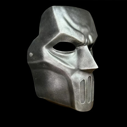 Handmade Resin Crafted Halloween Mask. In Bronze and Puter Colors