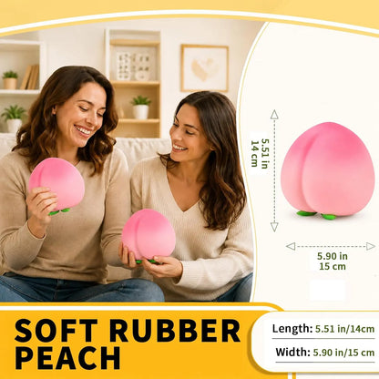 6 inch Peach Squishy, Jumbo Squeezy Fruit Stress Ball,