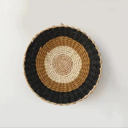 Boho Hand Woven Wall Basket Hanging, Decorative, Rustic, and unique in any room