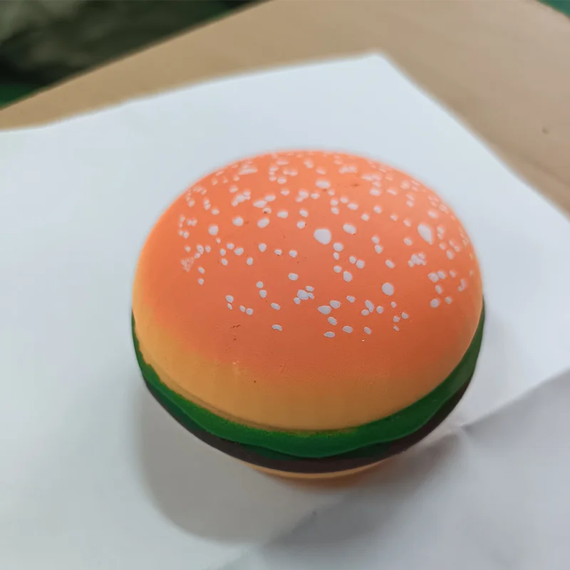 Soft Squishy Peanut, Corn on the Cob, and Burger for Stress Relief, Fidget Sensory Gifts