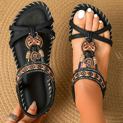 Bohemian Retr Sandals Comfy Romanesque Flats. 5 Different Colors