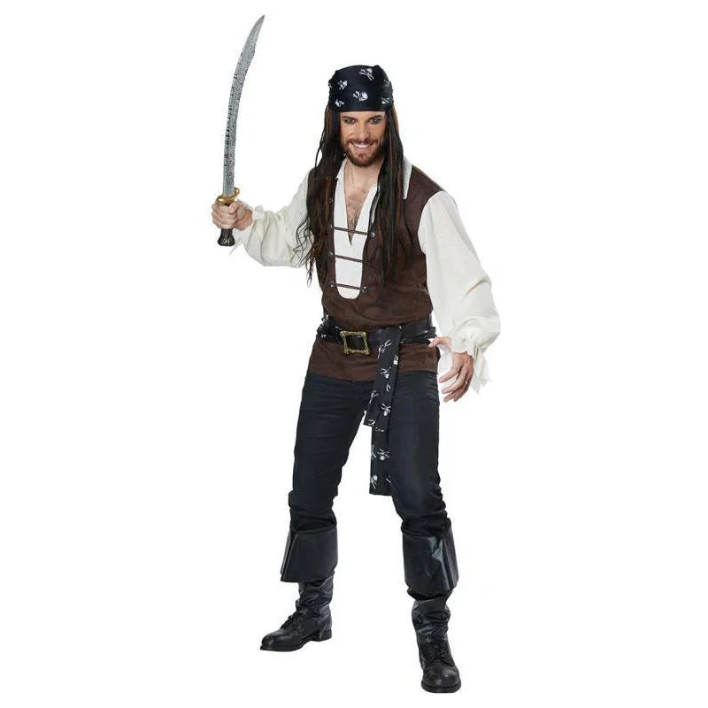 Halloween Pirate Costume, Carnival Pirate, Stage Performance Costume