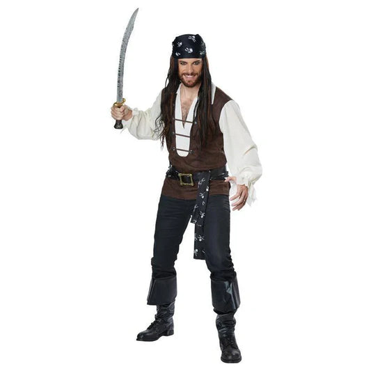 Halloween Pirate Costume, Carnival Pirate, Stage Performance Costume