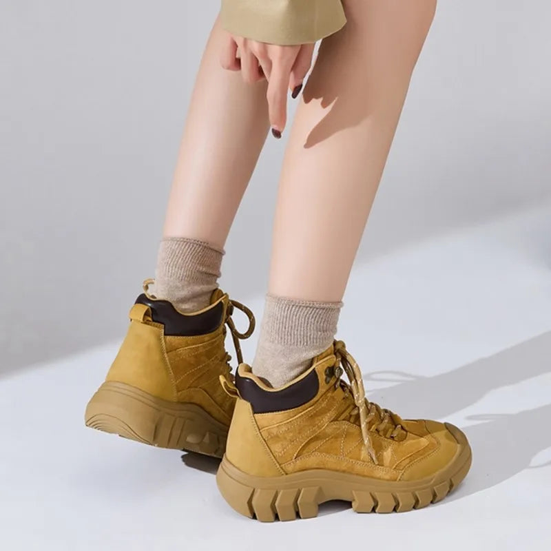 Women's Short Outdoor Work and Hiking Boots