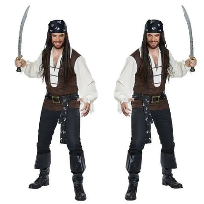 Halloween Pirate Costume, Carnival Pirate, Stage Performance Costume