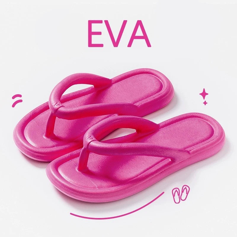 Bouncey sole flipflops in an assortment of colors