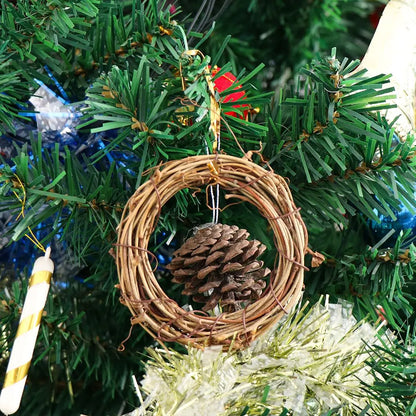 8-30CM  Artificial Wicker Vine Wreaths. Versatile to decorate for Halloween, Christmas, Kwanzae, Hanukkah, New Year, and any holiday or season!