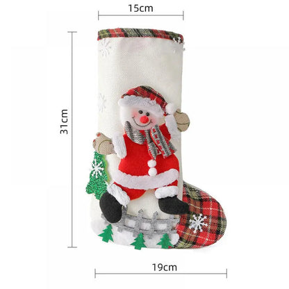 Christmas Hanging Canvas Stockings