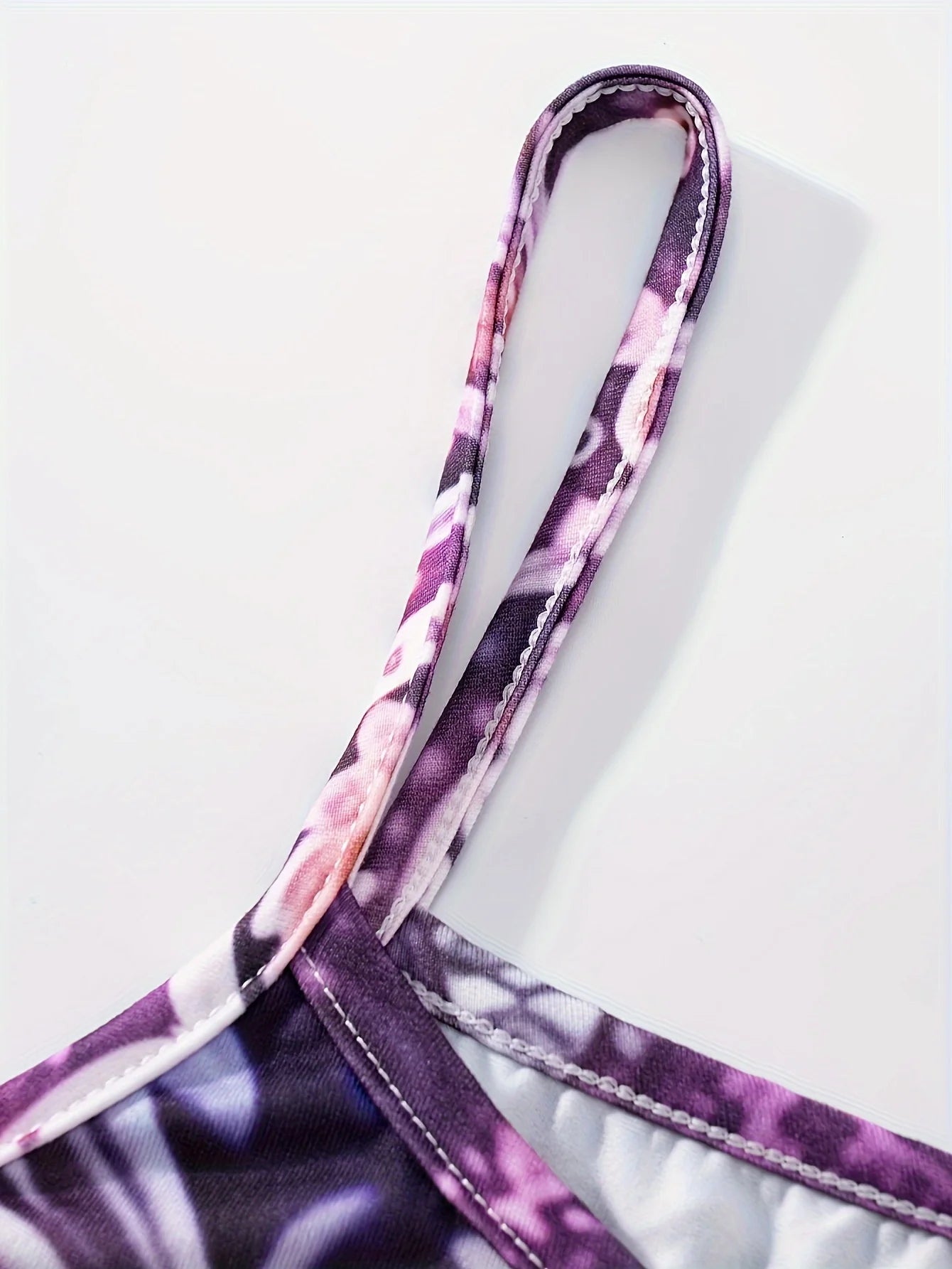 Printed Purple Pink Blue Paisley Spaghetti Strap Maxi Dress sizes to 2XL